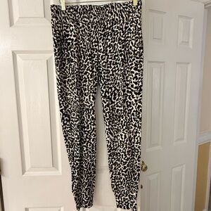 Cabi Animal Print Jogger Pants